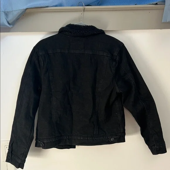 Lucky Brand Black Sherpa-Lined Jacket - Picture 3 of 3